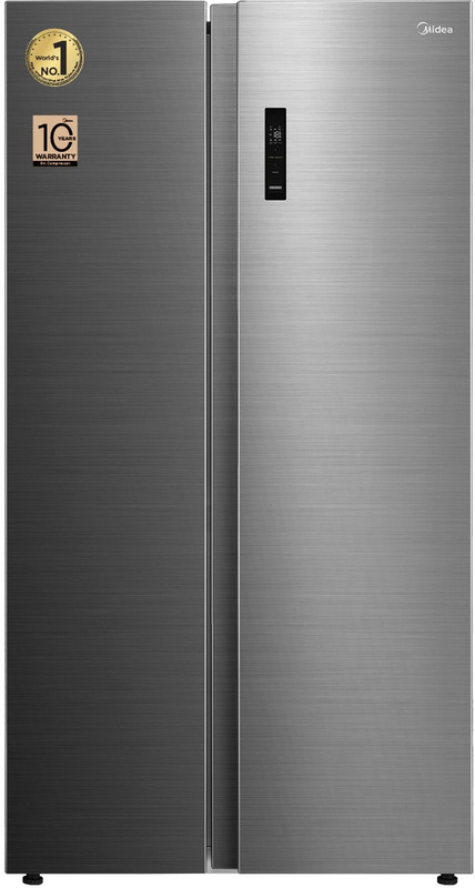 Midea 563 L Frost Free Side By Side Refrigerator(Bru Steel, Mdrs710Fgf46)