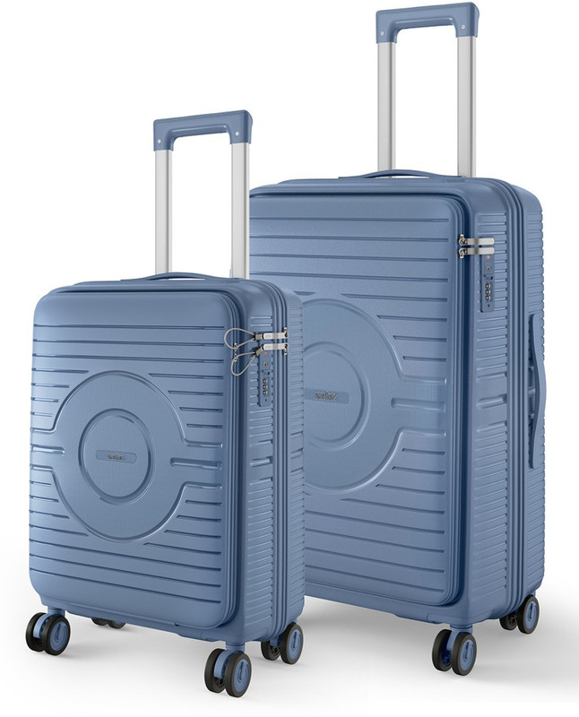 Safari Trident Set Of 2 (Small 57 | Medium 67Cm) Cabin & Check-In Set 8 Wheels – 26 26