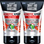 Smart And Handsome Anti-Acne Duo – Acnefix Xpert  100G Each | Reduces Acne From 1St Wash Face Wash(200 Ml)
