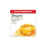 Pears Pure & Gentle Bathing Soap Bar 125 G (Combo Pack Of 8) Moisturizing Glycerin Soap For Soft|| Glowing Skin & Body – Paraben Free|| For Men & Women