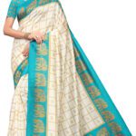 Shree Shakti Fashion Woven Daily Wear Cotton Silk Saree(Light Blue)