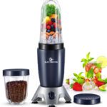 Electrofox Blender Mixer Grinder Nutri Bullet For Smoothie And Shakes 650 W Juicer Mixer Grinder(Blender Nutri 2 Jar | 2 Jars | Blue)