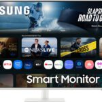 Samsung M7 Series 109.22 Cm (43 Inch) 4K Ultra Hd Led Backlit Va Panel With In-Built Speaker, Smart Tv Apps, Airplay, Wi-Fi, Bluetooth, Usb, Usb-C, Wireless Display, Vision Ai Smart Monitor (Ls43Fm701Uwxxl)(Response Time: 4 Ms, 60 Hz Refresh Rate)