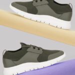 Hush Puppies Casuals For Men(Olive , 8)