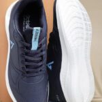 Action Athleo Swift 103 Durable Comfortable Breathable Sports Lace Up Running Shoes For Men(Navy , 9)