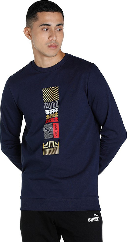 Puma Full Sleeve Printed Men Sweatshirt