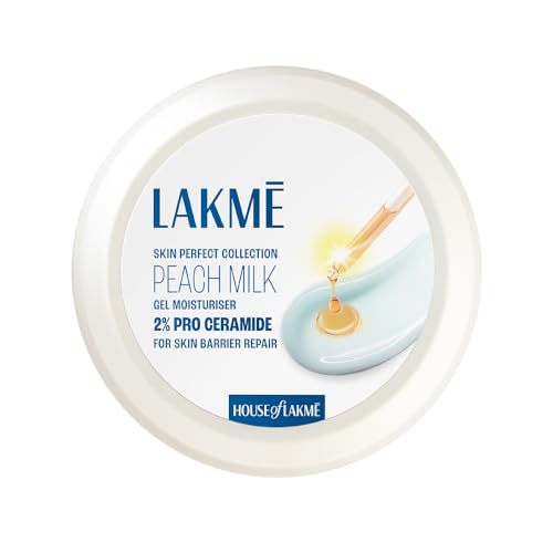 Lakme Peach Milk Pro Ceramide Moisturizer With Vitamin E For Deep Moisturizing And Skin Strengthening | With Skin Conditioner| For Dry, Normal & Sensitive 200Gm