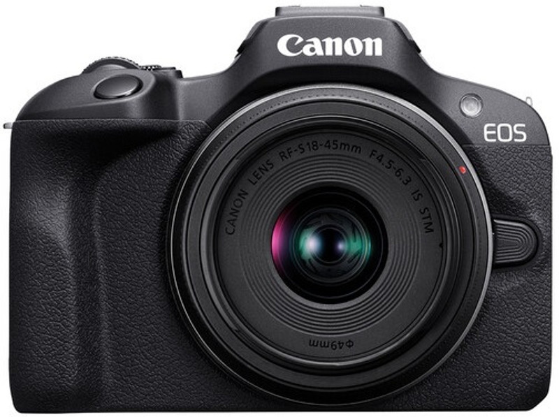 Canon R100 Mirrorless Camera Rf-S 18-45Mm F/4.5-6.3 Is Stm(Black)