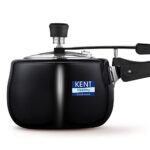 Kent Hard Anodised Cooker With Ss Inner Lid | 3 Litre | Suitable For Induction | 5 Years Brand Warranty | Black