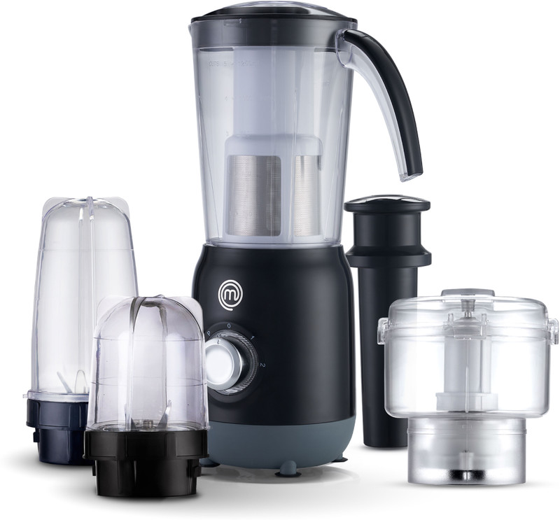 Masterchef Mj 04 400 W Juicer Mixer Grinder(Power Blender | 4 Jars | With Chopper | Black)