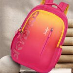 Skybags Atlas-E Casual Printed School Bag For Girls And Boys 23 L Backpack(Pink)