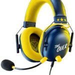 Razer Blachark V2+Usb Sound Card-Courage Jd Edition Wired Gaming(Black Yellow, On The Ear)