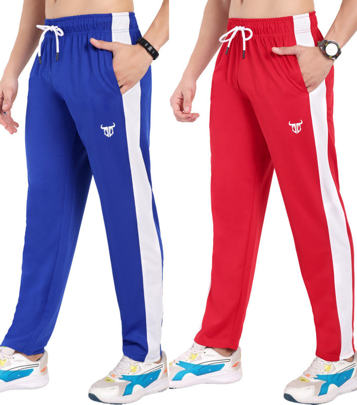 Go Devil Striped Men Multicolor Track Pants