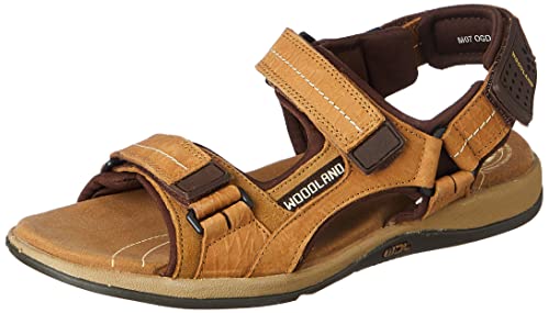 Woodland Men’S Yellow Leather Sandal-6 Uk (40 Eu) (Ogd 3786120)
