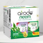Airodo Lavender, Jasmine Blocks Neem Bathroom Air Freshener Assorted Blocks|30 Days Long Lasting(4X50Gm)(200 G)