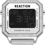 Kenneth Cole Reaction Krwgj9007902 Silver White Square Dial | Digital Watch For Men’S | Krwgj9007902 Digital Watch  – For Men
