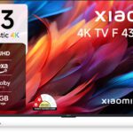 Xiaomi By Mi F Series 108 Cm (43 Inch) Ultra Hd (4K) Led Smart Fire Tv 2025 Edition With Dolby Audio | Box Speakers | Alexa | 32Gb Storage | Filmmaker Mode(L43Mb-Fin)