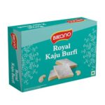 Bikano Royal Kaju Burfi Premium Indian Sweet | Rich & Creamy Cashew Fudge | Festive & Gifting Delight – 200G