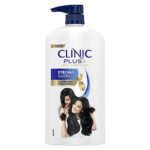 Clinic Plus Strong & Long Shampoo, 1 Ltr, For Hair Growth And Strength, With Milk Proteins & Multivitamins, Strengthening Formula