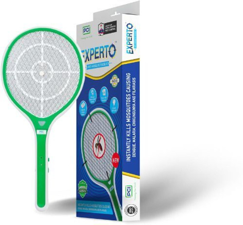 Hicare Services Pci Experto Anti Mosquito Bat | 1200 Mah Lithium-Ion Electric Insect Killer Indoor, Outdoor(Fly Swatter)