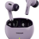 Triggr Rizz With 40H Playback, Spherical Design, 13Mm Drivers, Rich Bass, Fast Charging Bluetooth(Onyx Lilac, In The Ear)