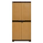 Nilkamal Freedom Large 18 (Fmsc18) Shoe Rack Plastic Cabinet 3-Year Warranty With Dustproof Door – Shoe Rack For Home, Chappal Stand For Home Indoor & Outdoor, Shoes Rack Plastic With Door.