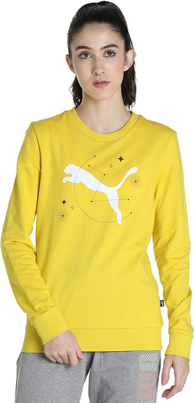 Puma Full Sleeve Solid Women Sweatshirt