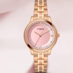 Timex Pink Dial Analog Watch  – For Women