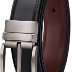 Zoro Men Casual, Party, Formal, Evening Black, Brown Texas Leatherite, Artificial Leather Reversible Belt