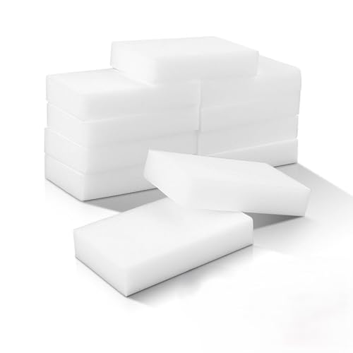 Trovix Melamine Magic Eraser | Chemical Free Multipurpose Nano-Tech Magic Foam | Home, Kitchen, Bathroom Taps, Wall Glass Stains, Sneakers Cleaning Sponge (Pack Of 2 Pcs)