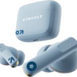 Goboult Z60 With 60Hr Battery, Quad Mic Enc, 50Ms Ultra Low Latency, Made In India, 5.3 Bluetooth(Powder Blue, True Wireless)