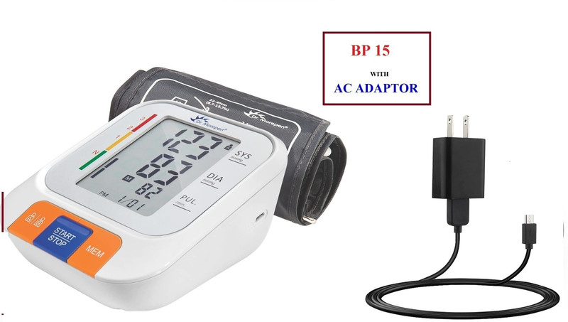 Dr. Morepen Bp 15 Fully Automatic Digital Blood Pressure Monitor With Usb Compatibility Bp Monitor(White)