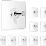 Candy Kartphoto Frame Hooks For Wall Without Drilling, 20 Pack Self Adhesive Hooks For Wall Heavy Duty Strong Nail Free For Hanging Photo Frame (Pack Of 20, Hook) Stainless Steel