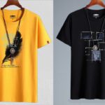 Fashion Globe Printed Men Round Neck Multicolor T-Shirt