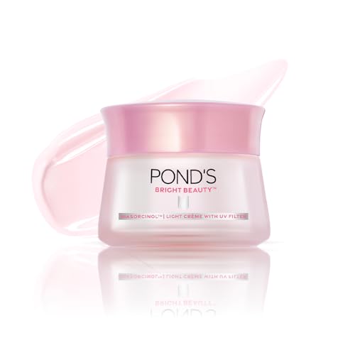 Pond’S Bright Beauty Light Cream With Uv Filter | Niasorcinol | 100X Better Than Vitamin C | Niacinamide | Fades Dark Spots, Brightens Skin, 35G