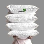 Yaban Cotton Sleeping Pillow Pack Of 4 Solid Luxury(White)