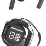 Pharaoh Echo Pro V5.3 With Ipx7 True Wireless Bluetooth Sweat Proof Anc Headset Ep07 Bluetooth(Black, True Wireless)