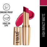 Lakmé 9To5 Primer + Matte Lip Color(Rose Day, 3.6 G)