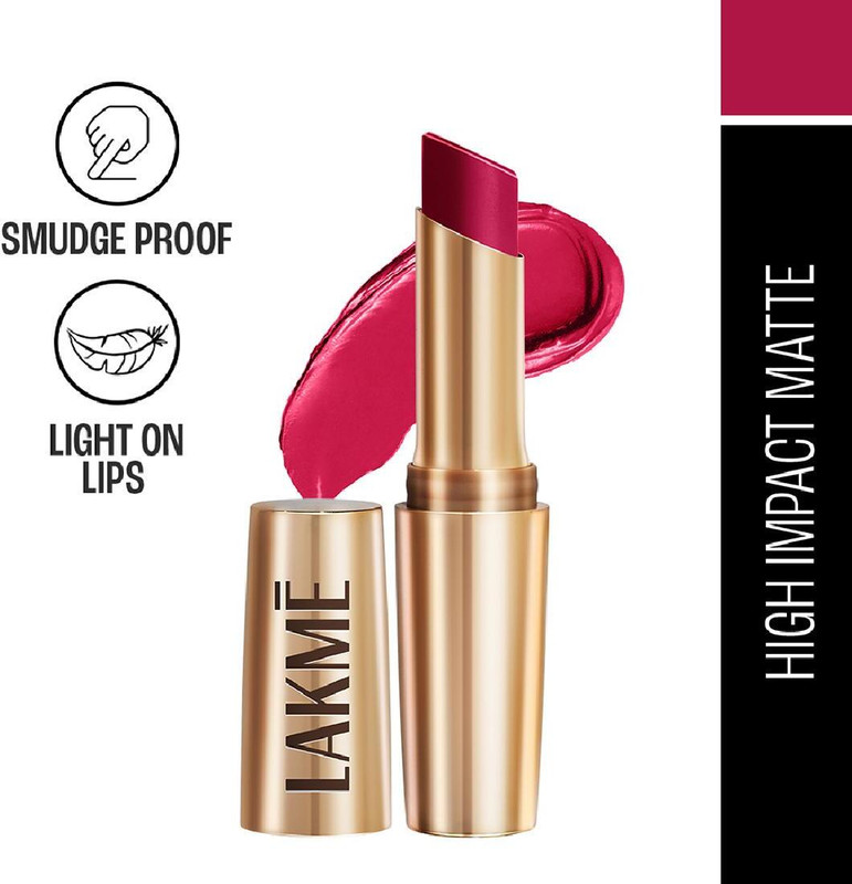 Lakmé 9To5 Primer + Matte Lip Color(Rose Day, 3.6 G)