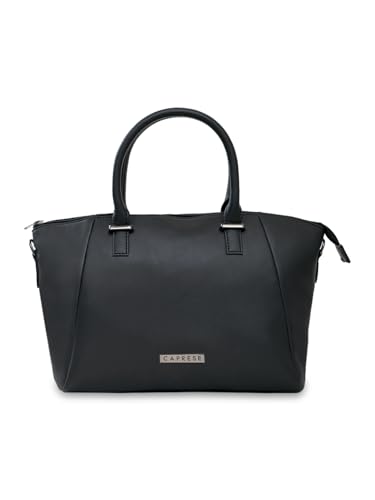 Caprese Womens Jessy S Small Black Satchel