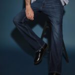 Lee Boot-Leg Men Blue Jeans