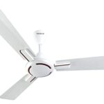 Havells 1200Mm Ambrose Es Ceiling Fan|Premium Finish, Deco. Fan, Elegant Looks, High Air Delivery, Energy Saving, 100% Pure Copper Motor|2 Year Warranty By Brand | (Pack Of 1, Pearl White Wood) 1 Star