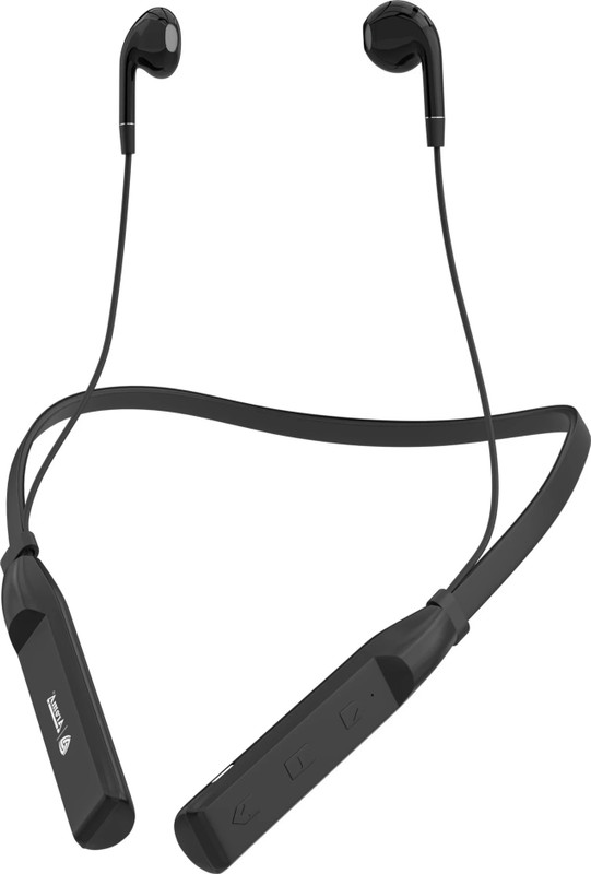 Aroma Nb119D Dream Upto 60 Hours Playtime* Dual Pairing Fast Charging Neckband Bluetooth(Matte Black, In The Ear)