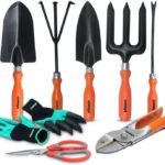 Visko 539 Garden Tool Kit ( 5 Pcs Set , Scissor , Gloves, Super Pruining Scateur) Garden Tool Kit(8 Tools)