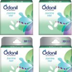 Odonil Jasmine Mist Blocks Air Freshener Jasmine Mist – 50G (Pack Of 4)(4 X 50 G)