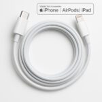 Rvat Lightning Cable 3 A 1 M Type-C To Lightning Compatible Charging Cable | Fast Charging(Compatible With Iphone 6/6S/7/7+/8/8+/10/11/12/13/14 Pro, Ipad Air/Mini, Ipod, And Ios Devices, White, One Cable)