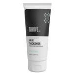 Thriveco Hair Thickener Volumizing Serum | For Fine, Thinning Hair | Gives Instant Hair Volume & Density | With Pea Peptide & Rosemary | For Men & Women | Vegan, Cruelty-Free & Dermat-Tested | 100Ml