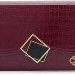 Caprese Maroon Sling Bag Sylvie 2 Liters Medium Sling Bag For Women With Adjustable Strap (Maroon)