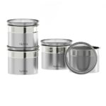 Lifelong Kitchen Storage Canisters (Set Of 4) |See Through Lid | 500 Ml Each | Llcan04