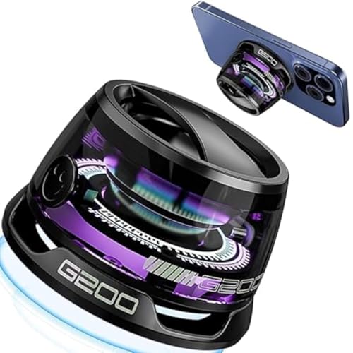 Kashtbhanjan Mart G200 Portable Bluetooth Speaker With Rgb Led Lights, 360° Surround Sound, Magnetic Mount, Powerful Bass, Wireless Mini Speaker For Car, Home, Desk, Travel